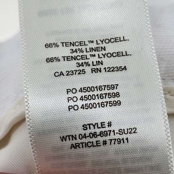 Wilfred Women's Fable Pleated Linen 3" Short - 0 - Picture 6 of 6